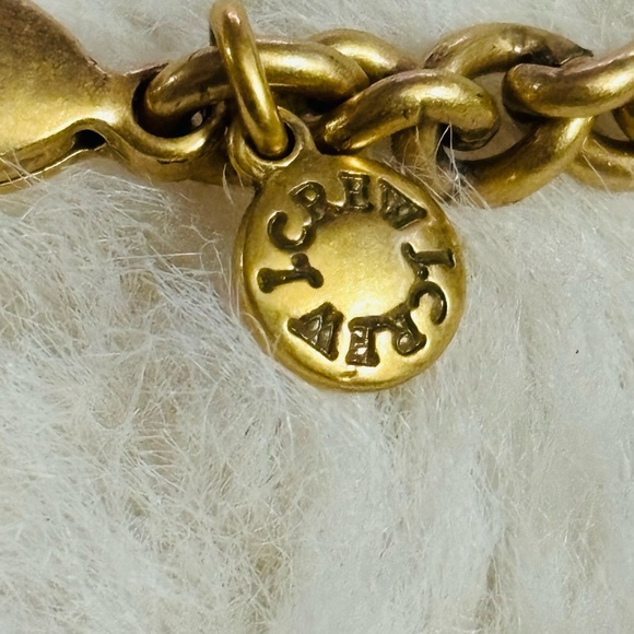 Jcrew Statement Necklace  ( Gold,  Blue iridescent crysta) - Picture 4 of 5